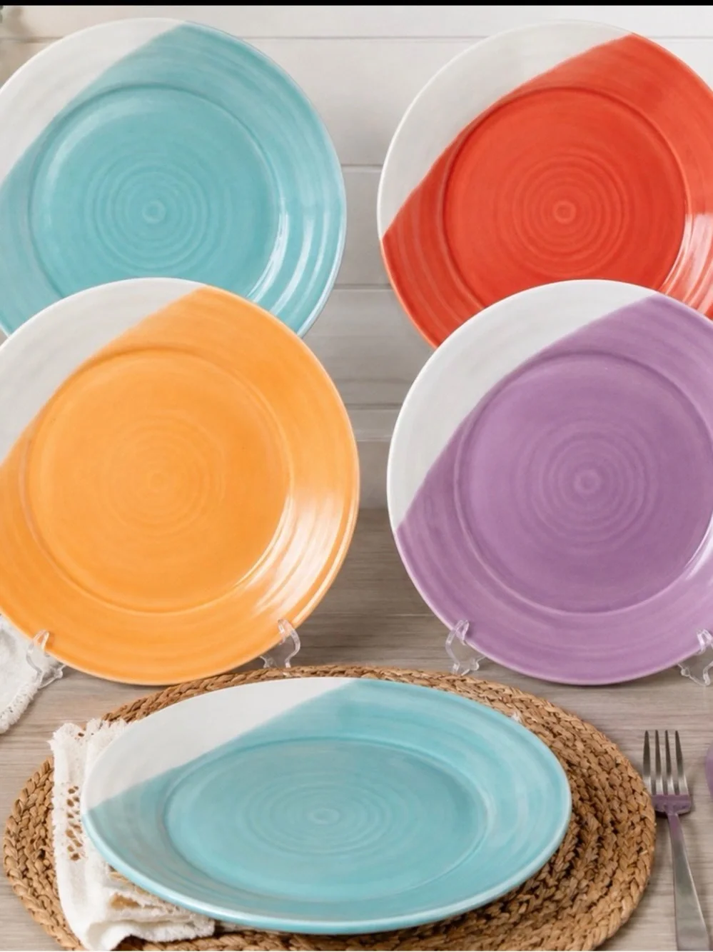 Royal Doulton 1815 Mixed Patterns 4-piece Dinner Plates